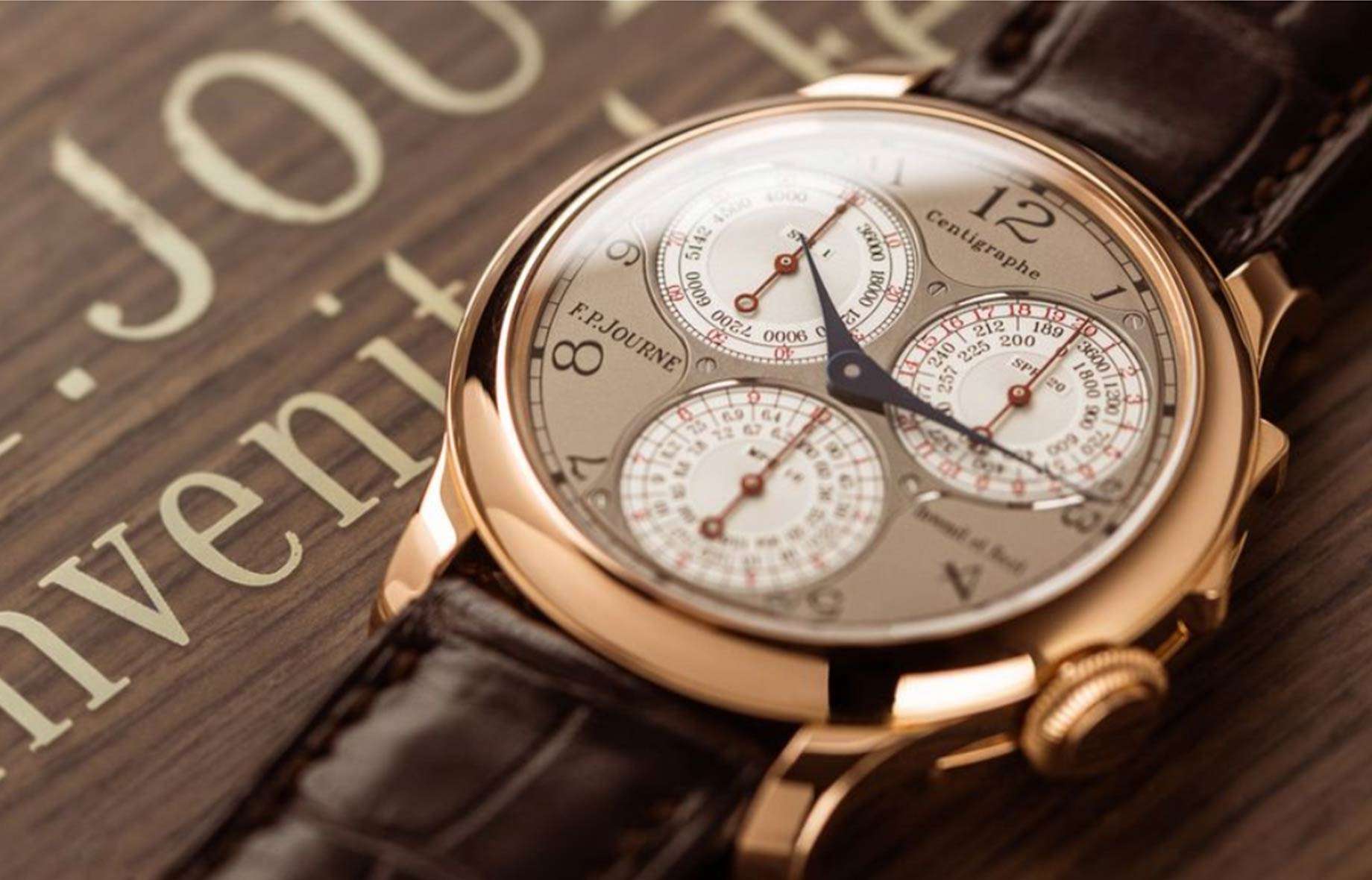 Bachmann und Scher - braune Luxus Uhr