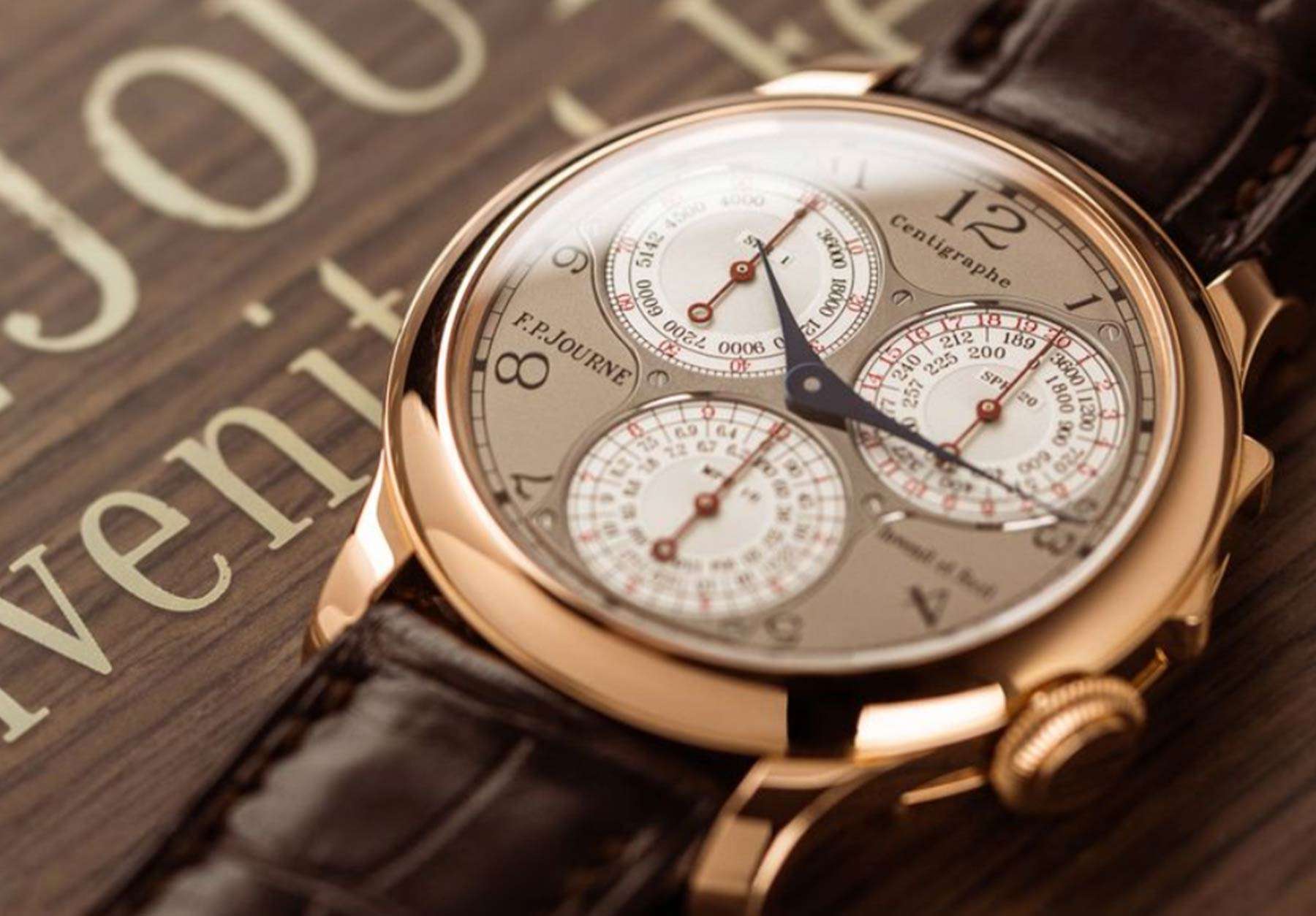 Bachmann und Scher - braune Luxus Uhr