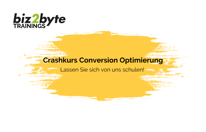Schulung Conversion Rate Optimierung
